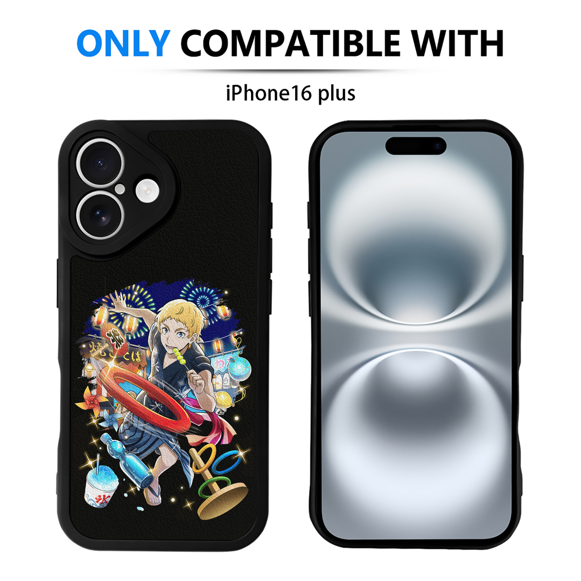（画像用） 文豪ストレイドッグス Bungo Stray Dogs 【iPhone 16シリーズ対応】シリコンスマホケース（レザー調） 材質：シリコン